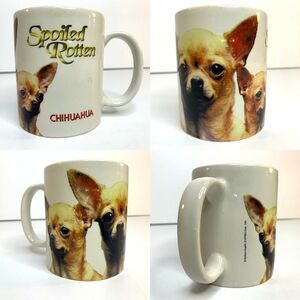 Spoiled Rotten Chihuahua Mug Dog Heads‎ Pet Lover Coffee Tea Funny Humor Gift